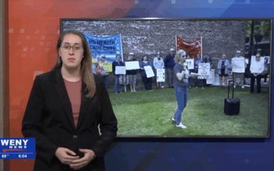 WENY News – Citizen Action of NY Hosts Demonstration in Corning to Protest Potential Federal Cuts